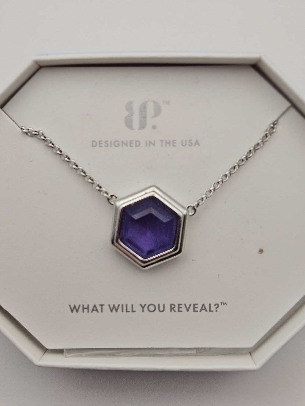 Bomb Party NK70774 "Braver Now" Aqua Blue Quartz Necklace